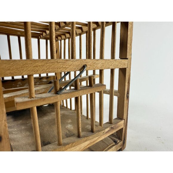 Hartz Mountain Bird Foods Wood Crate Cage 1930s Vintage Advertising Promo - Picture 5 of 16